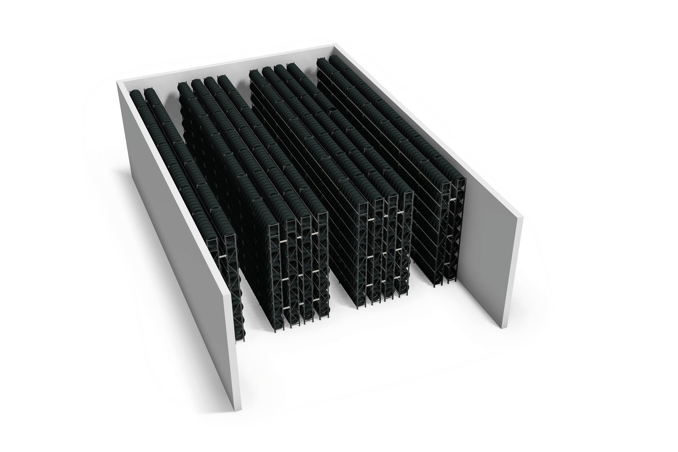 Twin racks dækreoler